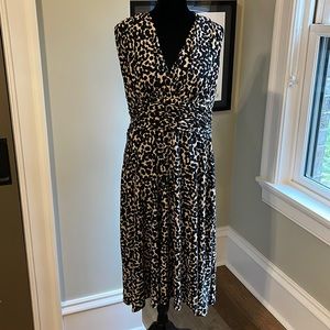 NWT Evan-Picone Spotted Brown/Camel Dress - 16